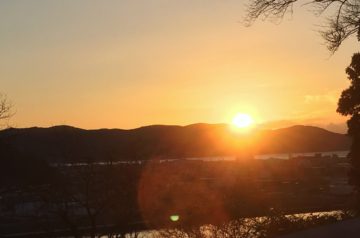 初日の出　今年もoovoをよろしくお願いします。